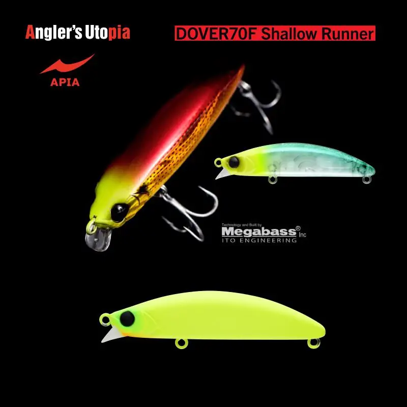 Laatste Versie Apia Dover 70F Shallow Runner 70mm 8.5g 10 All Chart