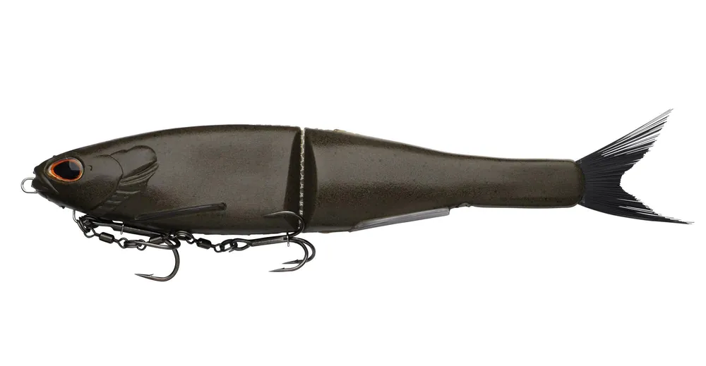 Beperkte Voorraad Berkley PowerBait Nessie 22cm Green Pumpkin gumihal