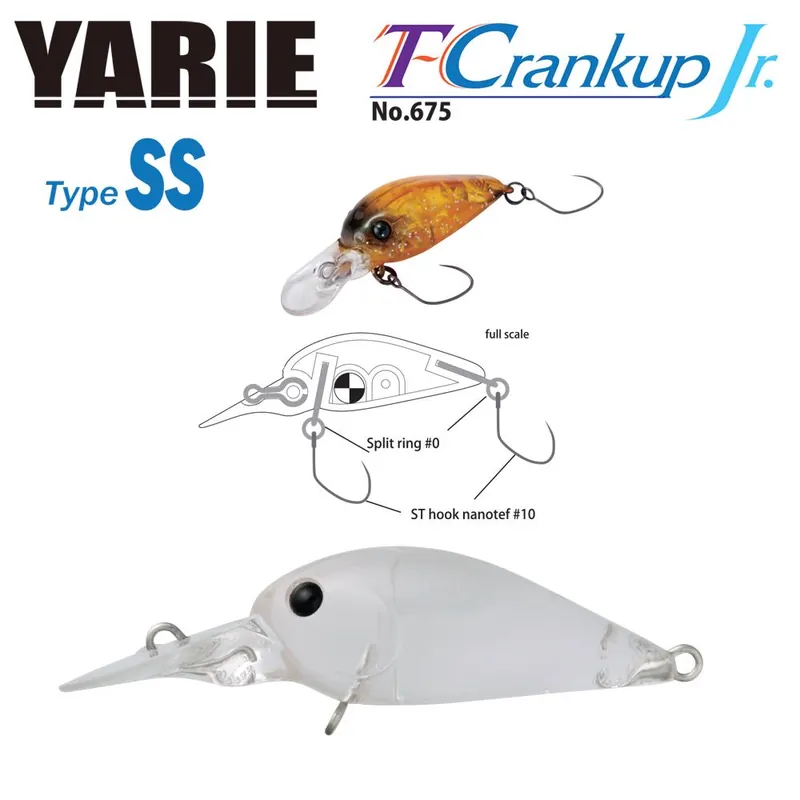 Express Levering Yarie Jespa Yarie T-Crankup Jr 675 Type Ss 28mm 2.1g C1 Clear