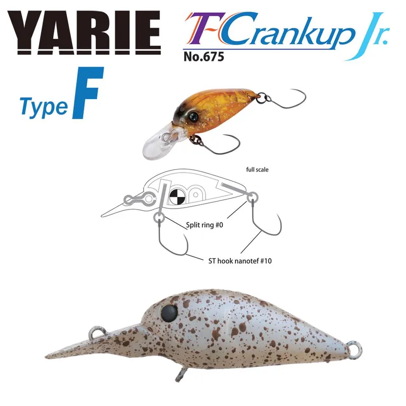 Koop Vandaag Yarie Jespa Yarie T-Crankup Jr 675 Type F 28mm 1.8g C22 Tana Color
