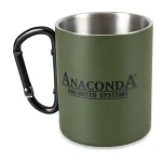 ANACONDA Carabiner Mug 300ml Stainless Steel fém kávéscsésze Dagaanbieding