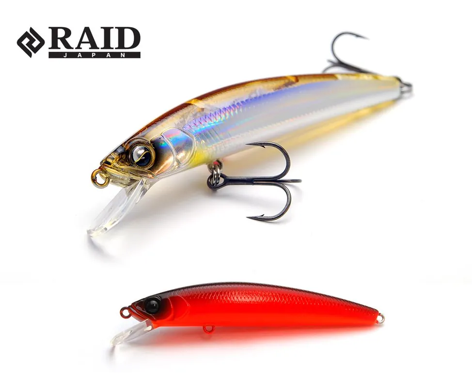 Direct Beschikbaar Raid Japan Raid Level Minnow Quik72 72mm 5.2g 013magic Red