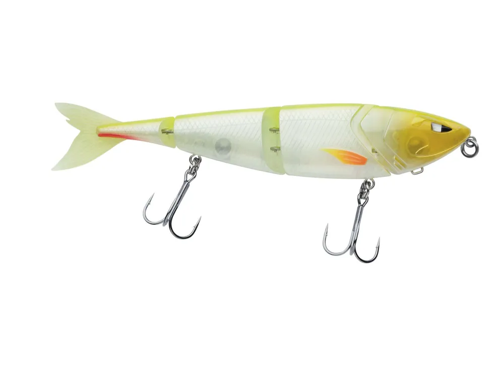 Beperkte Voorraad Berkley Zilla Swimmer 19cm/45g White Chartreuse wobbler