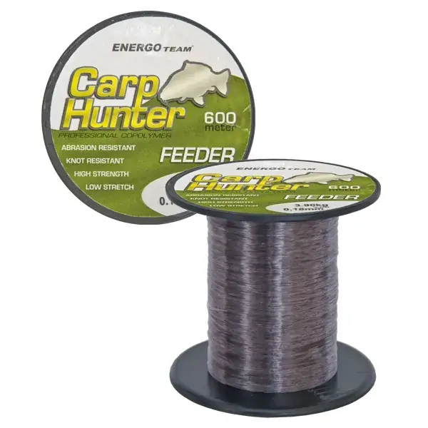 CARP HUNTER FEEDER monofil zsinór 600M 0.25MM Gecertificeerd