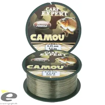 Aanbieding CARP EXPERT CAMOU 0,25MM 600M monofil zsinór