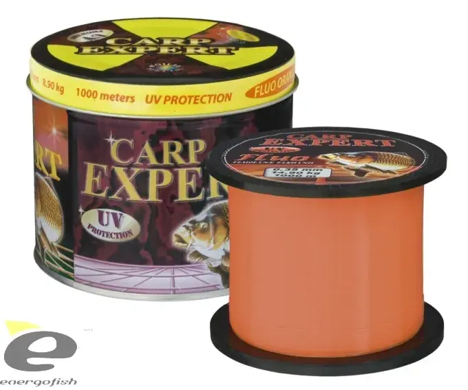 Koop Online CARP EXPERT UV FLUO NARANCS monofil zsinór 0,35MM 1000M FÉMDOBOZOS