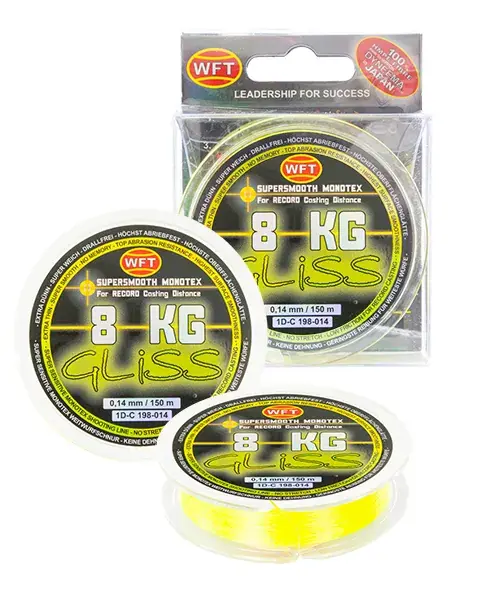 WFT GLISS MONOTEX YELLOW 150M 0,25MM FONOTT ZSINÓR Bestel Nu