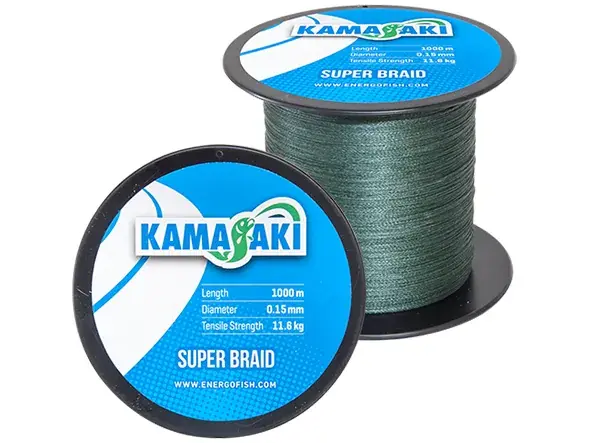 KAMASAKI SUPER BRAID 1000M 0,25MM fonott zsinór Goedkoop