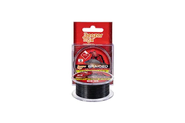 BENZAR BRAIDED METHOD HOOKLINK 0,25 10M 23,61KG BLACK FONOTT ELŐKE ZSINÓR Aanbieding