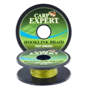 Carp Expert FAST SINKING 15LBS OLIVE GREEN 10M Fonott Előke Zsinór Gecertificeerd