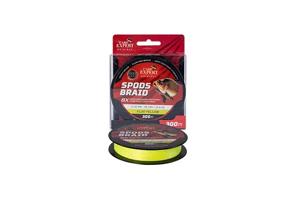 Speciale Aanbieding CARP EXPERT SPODS BRAID 0.28 300M 30LBS/13,6KG YELLOW FONOTT ZSINÓR