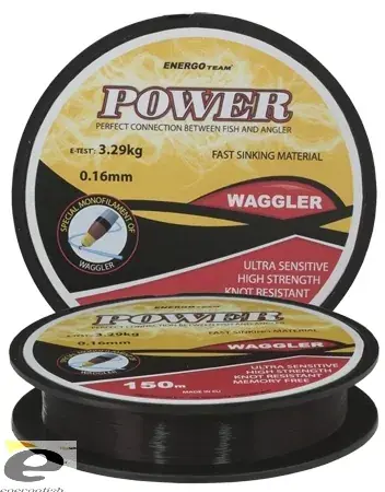 ENERGO TEAM POWER WAGGLER monofil zsinór 0,23MM 150M Dagaanbieding