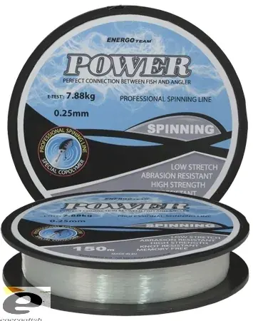 Meest Verkocht ENERGO TEAM POWER SPIN monofil zsinór 0,20 MM 150M