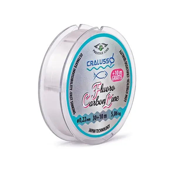 Hoge Kwaliteit CRALUSSO FLUORO CARBON ELŐKE ZSINÓR (30+10M) 0,20