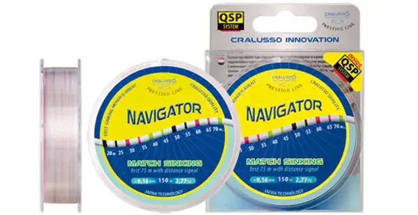 CRALUSSO NAVIGATOR MATCH SINKING monofil zsinór (150M) QSP-VEL 0 Gratis Retour