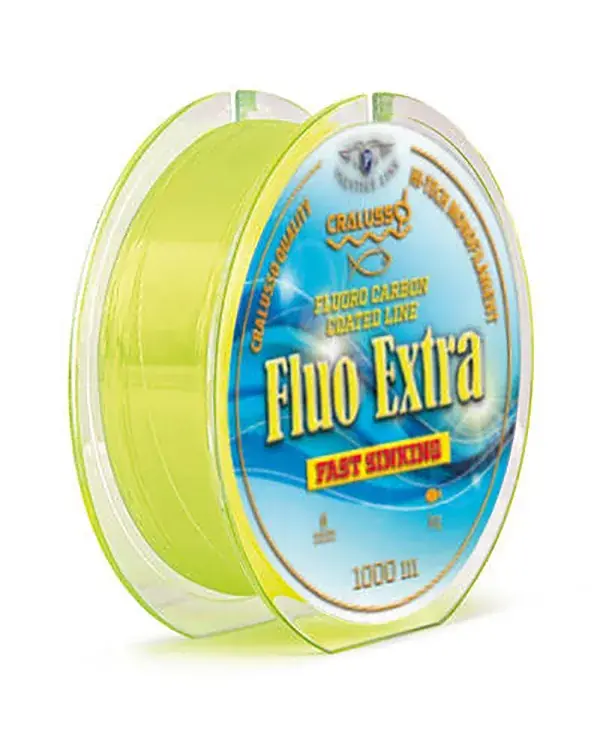 Seizoensaanbieding CRALUSSO FLUO EXTRA MONOFIL ZSINÓR YELLOW PRESTIGE (1000M) 0,22 MM