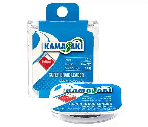 Uitverkoop KAMASAKI SUPER BRAID LEADER 10M 0.16MM 12,6KG fonott előkezsinór