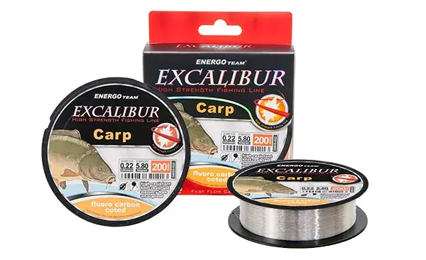 EXCALIBUR CARP FLUORO CARBON zsinór COATED 200M 0,16 Beperkt Aanbod