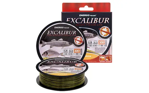 EXCALIBUR SEA CAMOU monofil zsinór 300M 0,28MM Aanbieding
