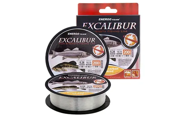 EXCALIBUR SEA FLUORO CARBON COATED zsinór 200M 0,35 Veilige Betaling