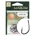 Direct Beschikbaar MARUTO HOROG 8355BL CARP HOOKS FORGED STRAIGHT EYE BARBLESS HC BLACK NICKEL 6