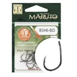 Betrouwbaar MARUTO HOROG 8346BD CARP HOOKS BARBED FORGED T.D.E.10° HC BLACK NICKEL 6
