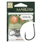 Aanbieding MARUTO HOROG 8366BL CARP HOOKS BARBLESS STRAIGHT EYE FORGED REVERSED RINGED HC BLACK NICKEL 4