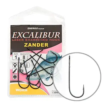 Laatste Versie HOROG EXCALIBUR ZANDER WORM 5/0