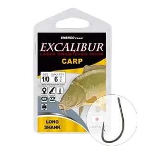 Hete Deal EXCALIBUR HOROG CARP LONG SHANK BN 1/0