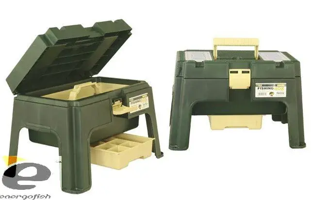 FISHING BOX STOOL TIP.280 horgászláda Weekendaanbieding