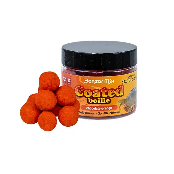 BENZÁR COATED BOILIE 14MM TONHAL 150ml BARNA HOROG BOJLI Favoriet