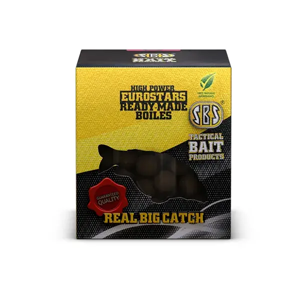 Nu Kopen SBS Eurostar Ready-Made Boilies Squid & Octopus (tintahal&polip) 150 gr 20 mm horog bojli