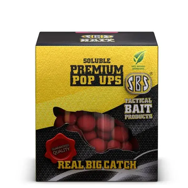 SBS SOLUBLE PREMIUM POP UPS M2 (halas-vérlisztes) 100GR 16-20MM PopUp Direct Beschikbaar