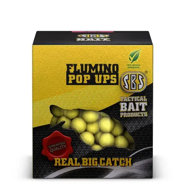 SBS FLUMINO POP UPS SQUID&OCTOPUS (tintahal-polip) 100GR 10-14MM PopUp Snelle Levering