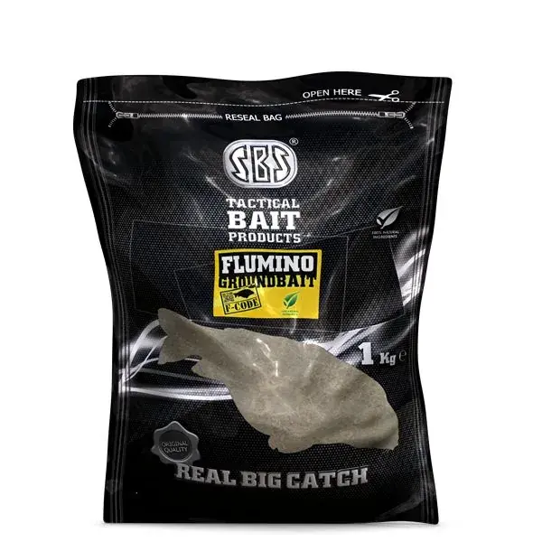 Exclusieve Aanbieding SBS FLUMINO GROUNDBAIT F-CODE NATUR 1KG etetőanyag