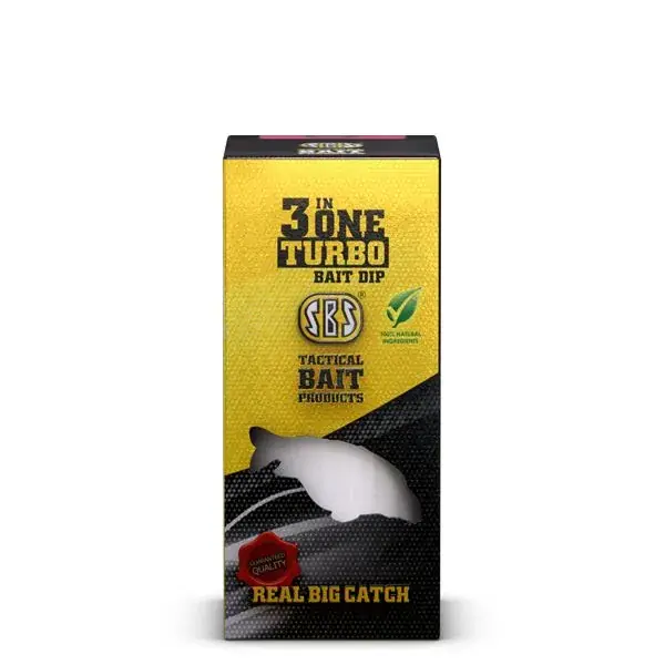 Laatste Versie SBS 3 in One Turbo Bait Dip Green Crab (zöld rák) 80ml