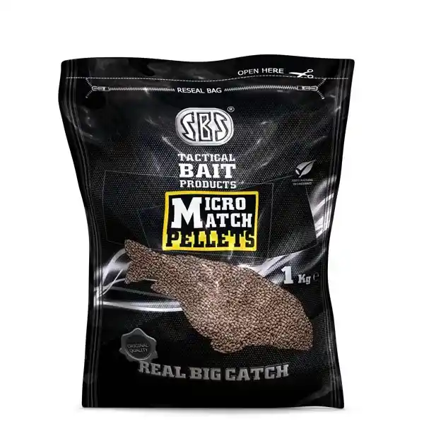 Seizoensaanbieding SBS MICROMATCH BETAIN FISHMEAL (halas) 1KG 1,5MM ETETŐ PELLET