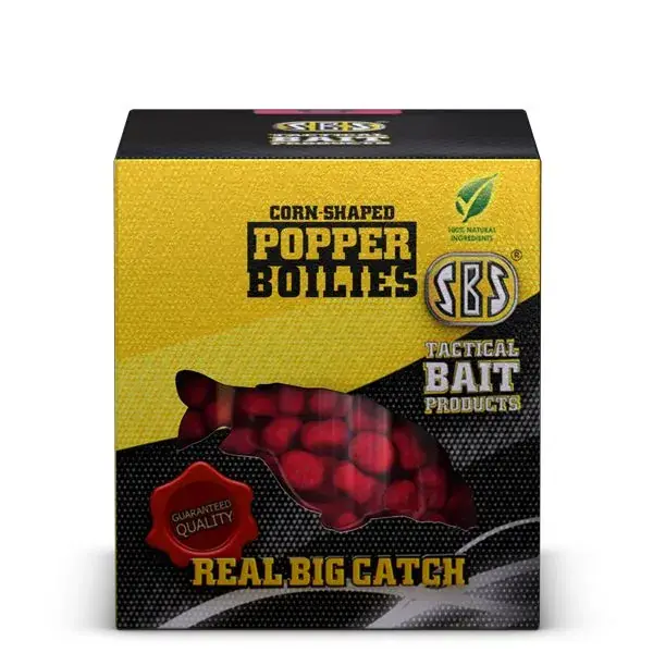 Laatste Kans SBS Corn Shaped Popper Boilies C2 (tintahal-áfonya) 40gr 8-10mm PopUp