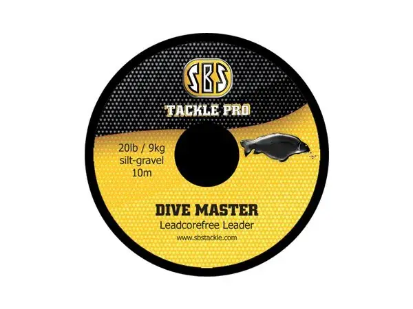 SBS DIVE MASTER LEADCOREFREE LEADER-SILT-GRAVEL 20 fonott előkezsinór Goedkoop
