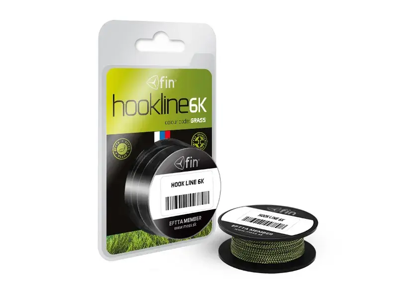 Delphin HOOKLINE 6K 20m / grass-35lbs fonott előkezsinór Speciale Aanbieding