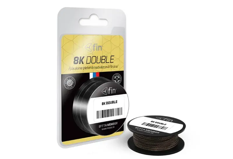 Voordeelprijs Delphin HOOK LINE DOUBLE 8K 20m/camo-15lbs fonott előkezsinór