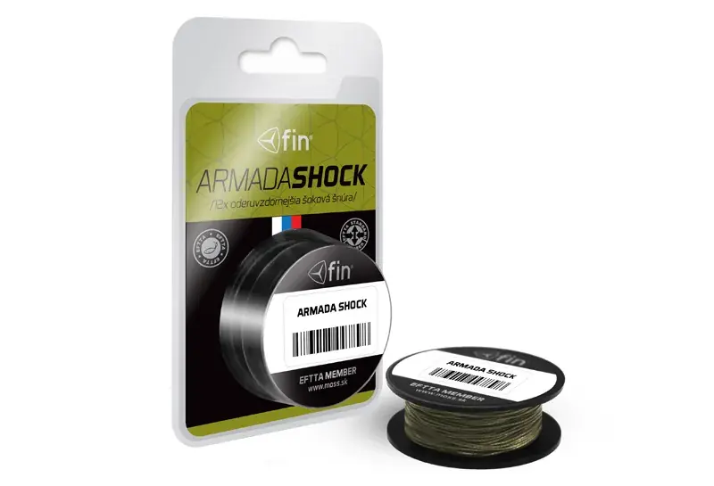 Voordeelprijs Delphin ARMADA SHOCK 40m-0,18mm 40lbs fonott előkezsinór