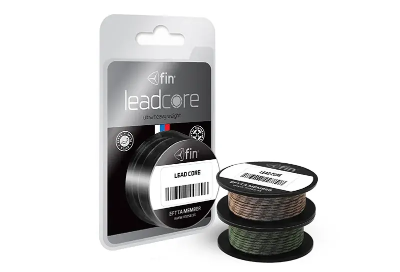 Delphin LEADCORE 5m / zöld camouflage-45lbs fonott előkezsinór Dagaanbieding