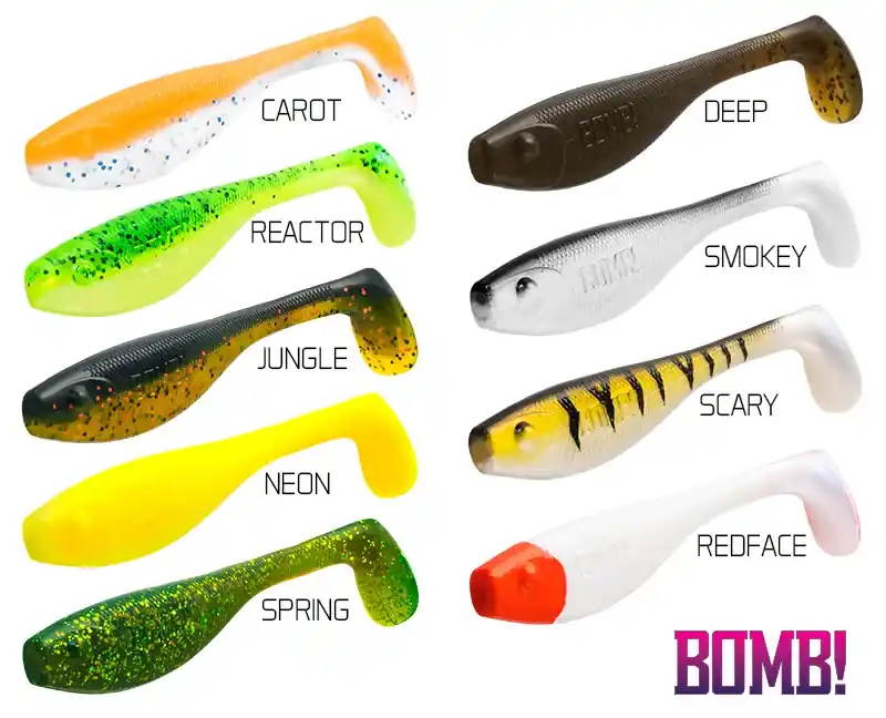 BOMB! Gumihal Fatty / 5db-12cm/DEEP Merkproduct