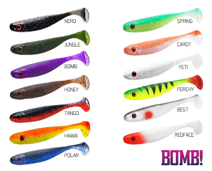 BOMB! Gumihal Rippa / 5db-10cm/PERCHY Korting