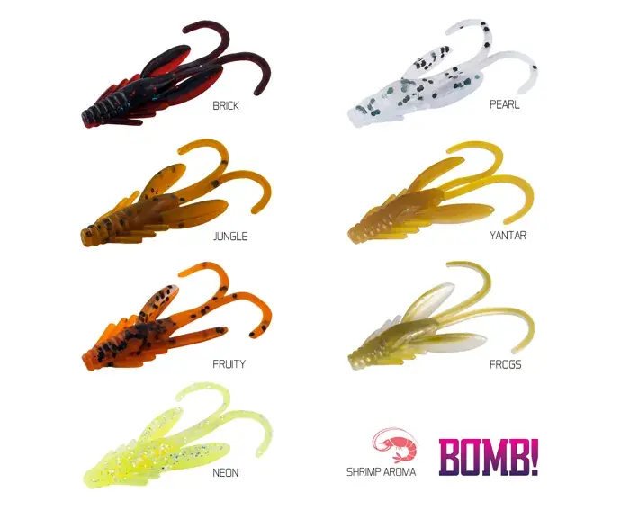 BOMB! Gumihal Nympha / 10db-2,5cm/BRICK Aanbieding