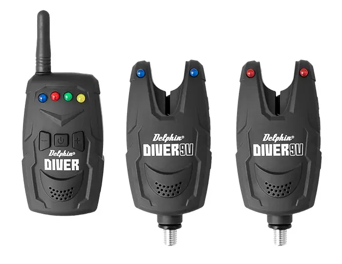 Tijdelijk Beschikbaar Delphin DIVER 3+1 Elektromos kapásjelző szett