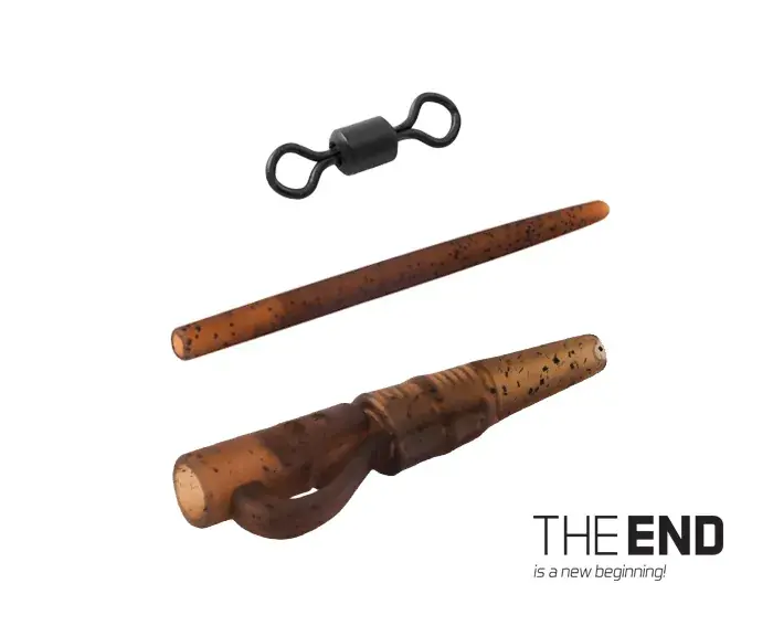 THE END Ólom szerelék szett PIN SWIVEL / 6db- Dagaanbieding