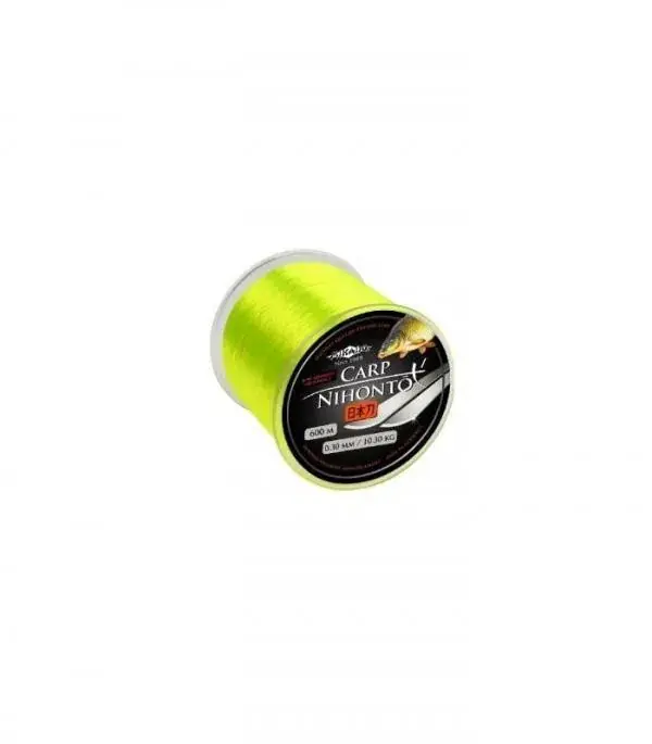 Mikado Nihonto Fluo Carp monofil zsinór 0.30mm 600m Beperkt Aanbod