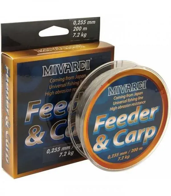 Mivardi Carp&Feeder monofil zsinór 0.165mm 200m Rechtstreeks Van De Fabrikant